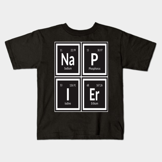 Napier City | Periodic Table Kids T-Shirt by Maozva-DSGN